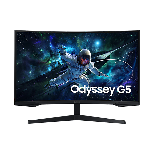 მონიტორი Samsung Odyssey G5 LS27CG550EIXCI 27" 165Hz 1Ms 2K TECHSWAP