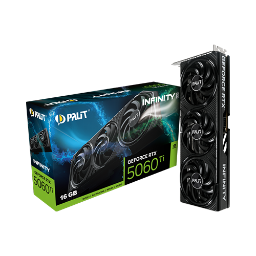 Nvidia GeForce RTX 5060 Ti  – PALIT Infinity X3 GAMING VIDEOCARD (16 GB GDDR7) TECHSWAP