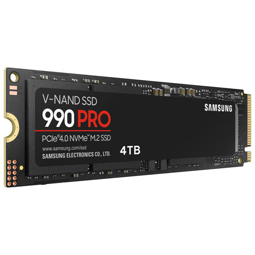 SSD Samsung 990 PRO 4TB M.2 7450 MB/s read and 6900 MB/s write speed TECHSWAP