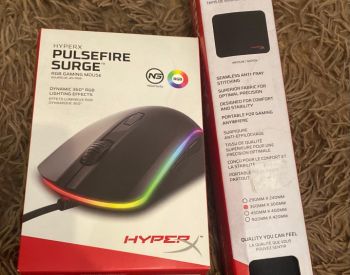 HyperX Pulsefire Surge Gaming Mouse + Pad | გეიმინგ პაუსი