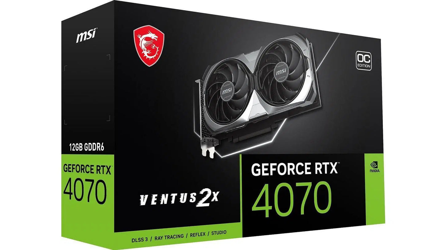 RTX 4070 /I7-12700F/16GB DDR4/1TB NVMe2/PC/ყუთებით