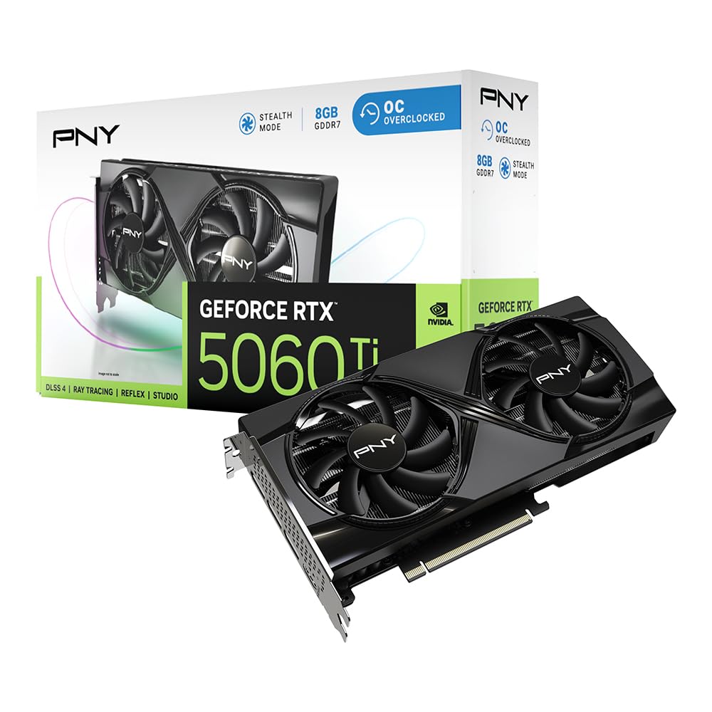 NVIDIA GeForce RTX 5060 TI – PNY Gaming Videocard PNY