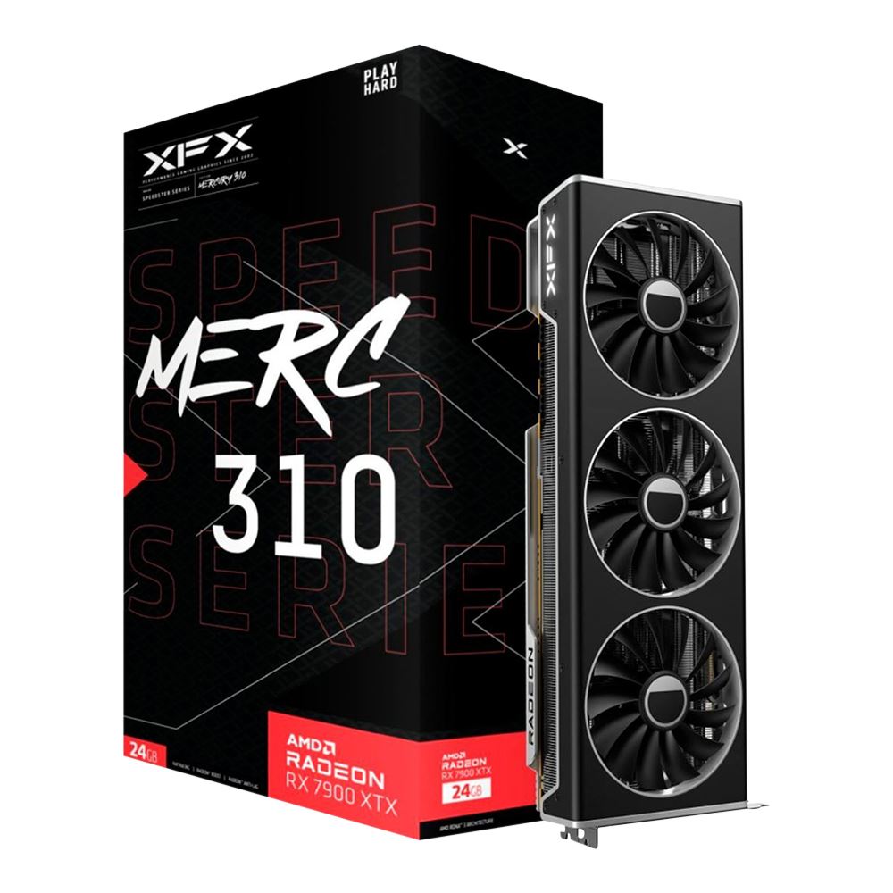AMD RADEON XFX RX 7900 XTX 24GB GAMING VIDEOCARD XFX