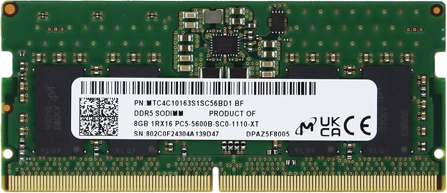 Samsung DDR5 8GB (1×8GB) 5600MHz RAM Laptop Memory Module Samsung