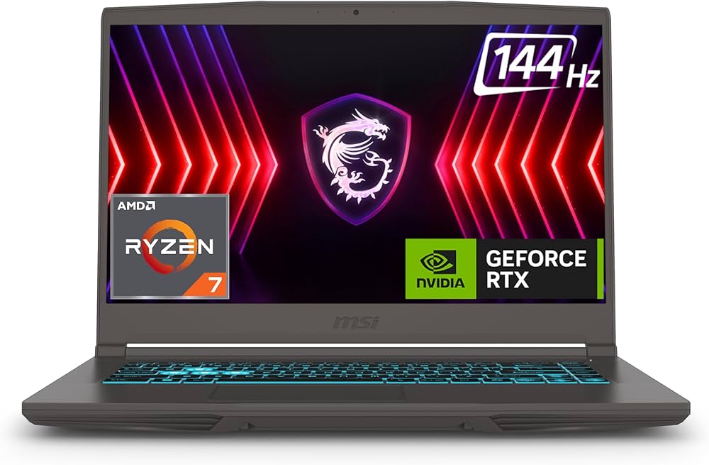 MSI THIN RTX 4060 / RYZEN 7 7735HS / Gaming Laptop MSI