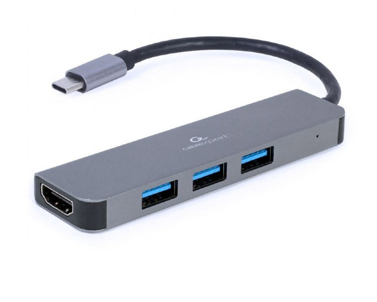 Gembird A-CM-COMBO2-01 USB Type-C 2-in-1 multi-port adapter (Hub + HDMI)