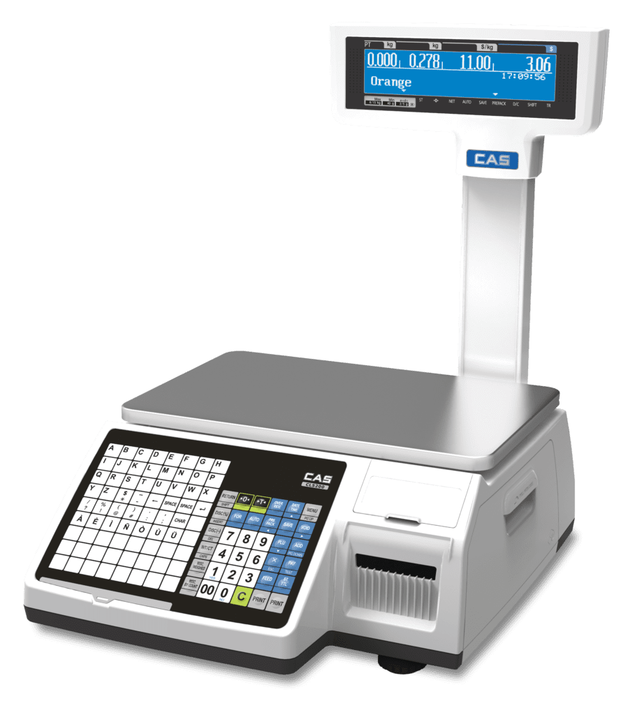 CAS CL5200 / CL-5500  Label Printing Scale TECHSWAP