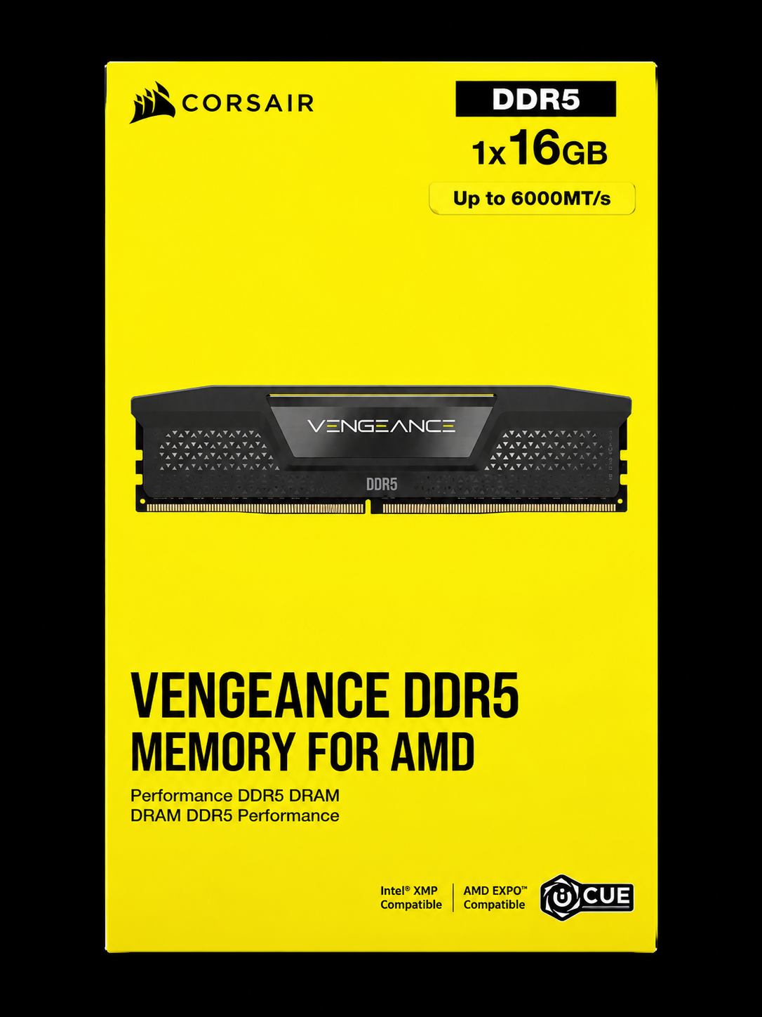 CORSAIR VENGEANCE DDR5 / 16GB / 6000MHz / CL38 RAM CORSAIR VENGEANCE