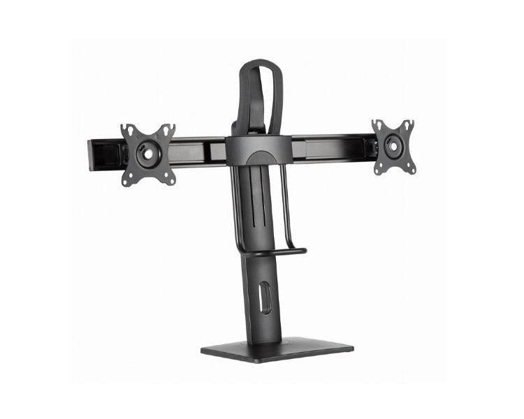 Gembird MS-D2-01 Double monitor desk stand height adjustable 17"-27"