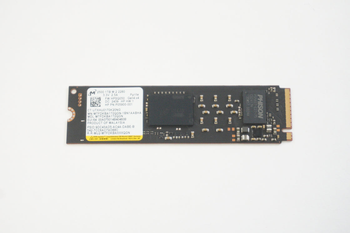 MICRON 2500 1TB NVMe M.2 SSD micron