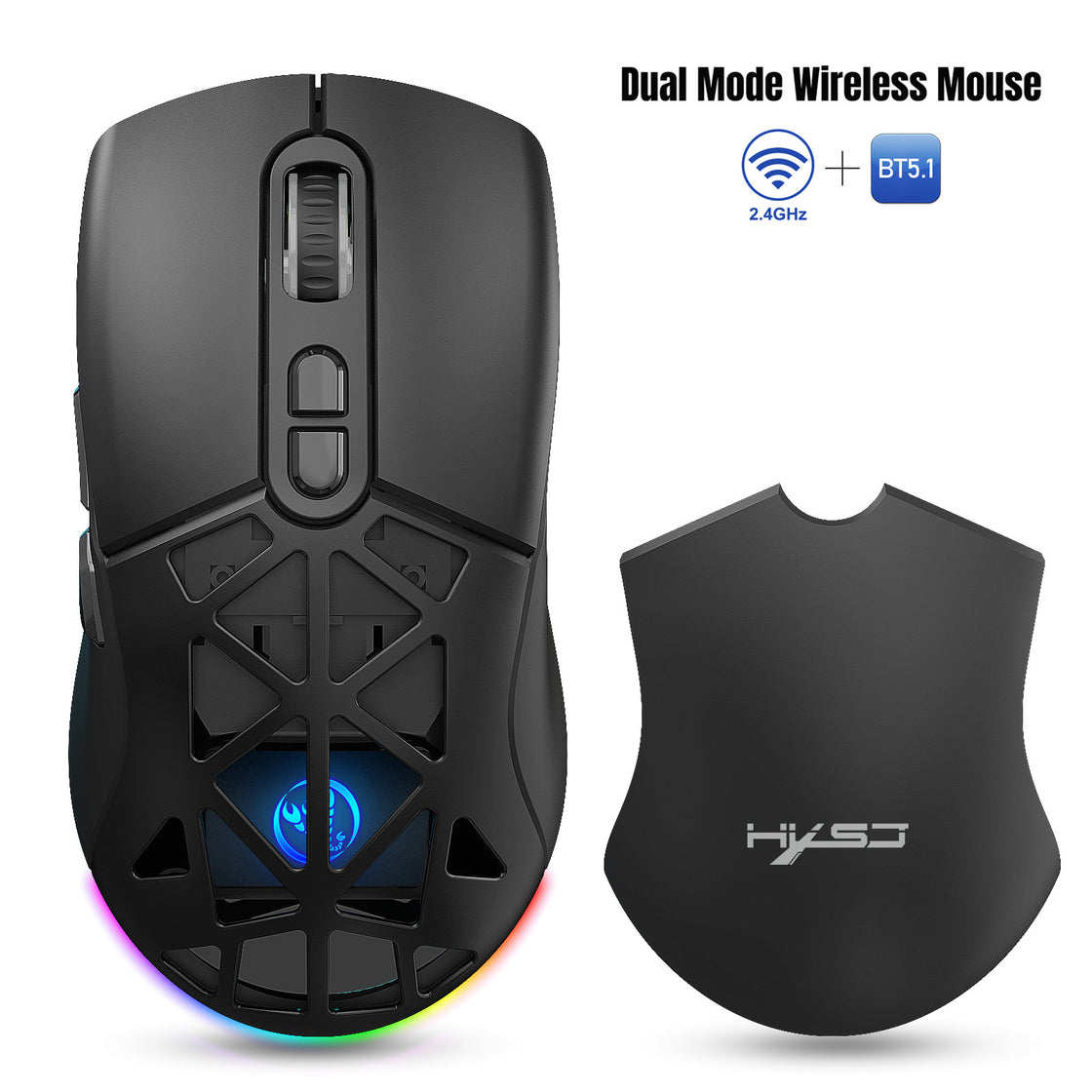 HXSJ T26 (B/W) Wireless | Gaming Mouse