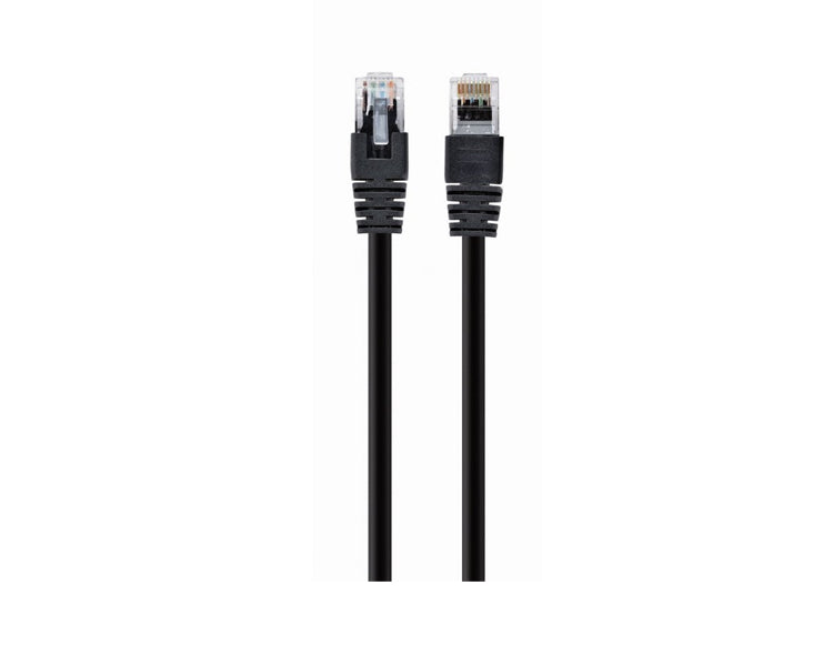Gembird PP12-0.5M/BK Patch Cord UTP CAT5E 0.5m Black