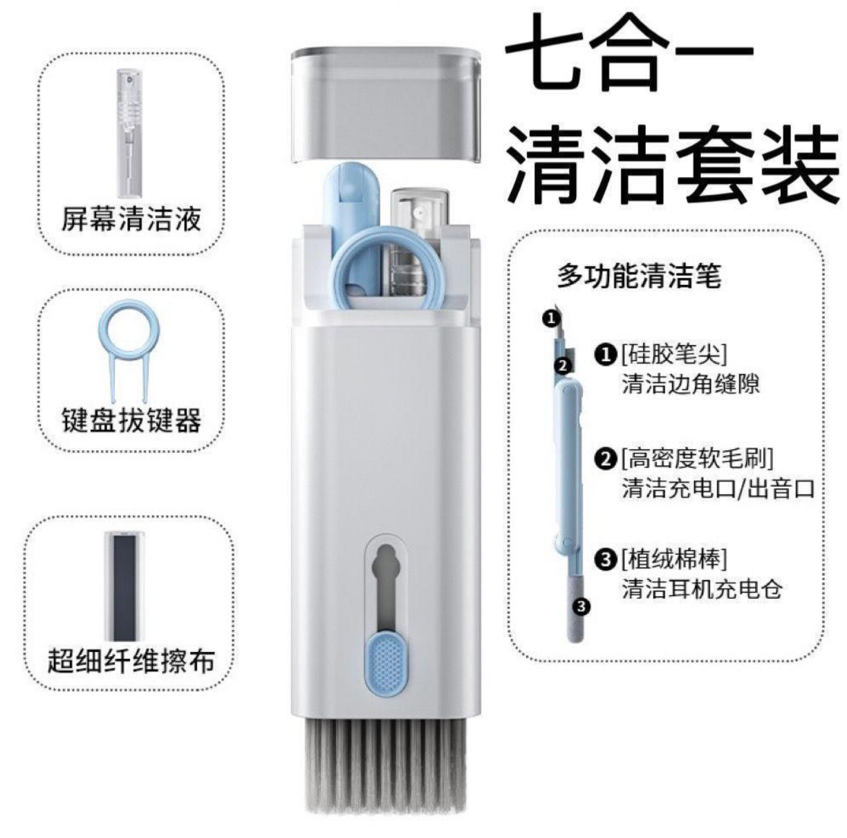 Electronic items cleaning kit 5 in 1 (five in one)
