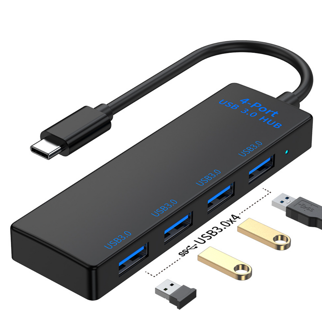 Type-C Hub with 4 USB 3.0 ports TechSwap