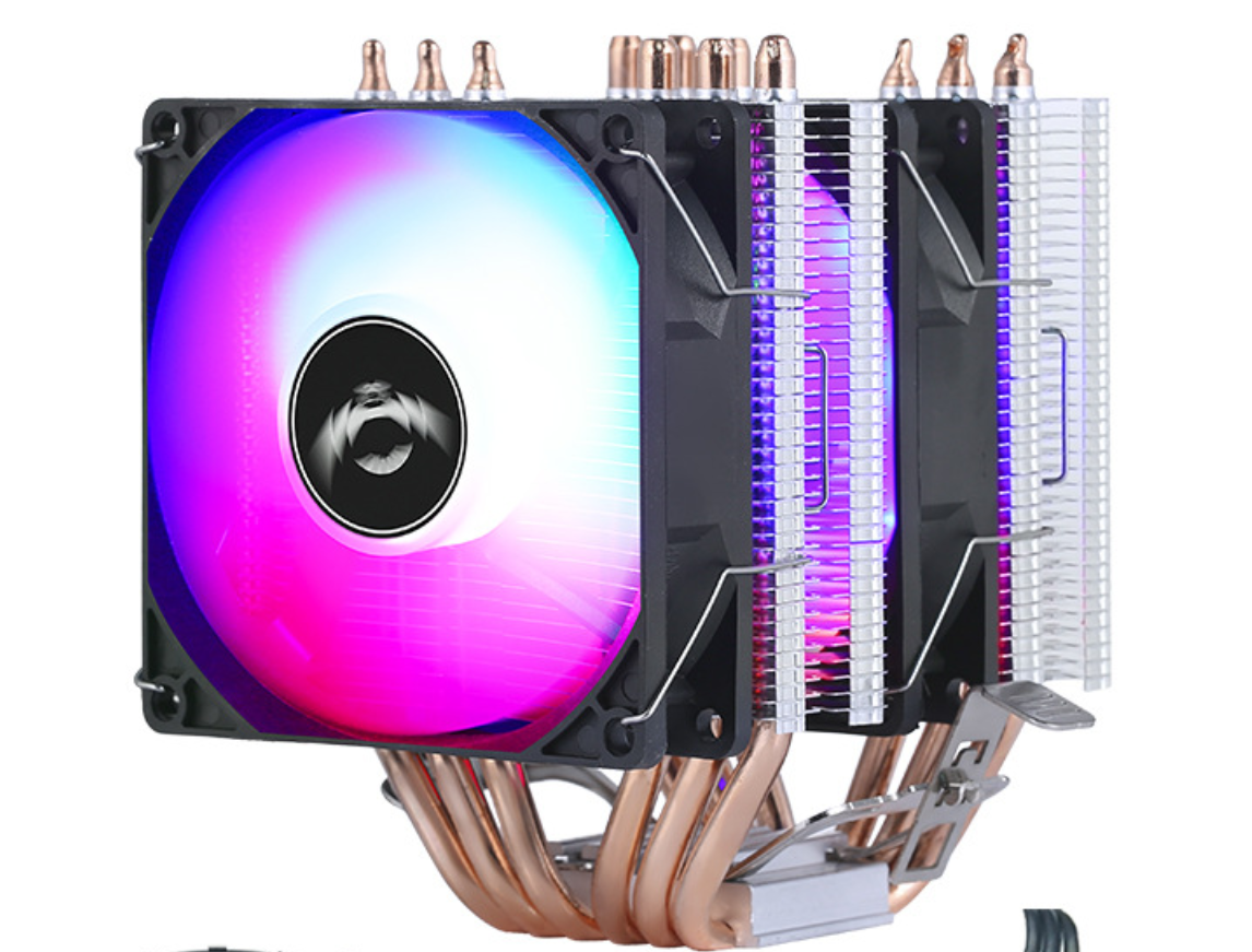 CPU RGB ქულერი სხვადასხვა სოკეტებისთვის