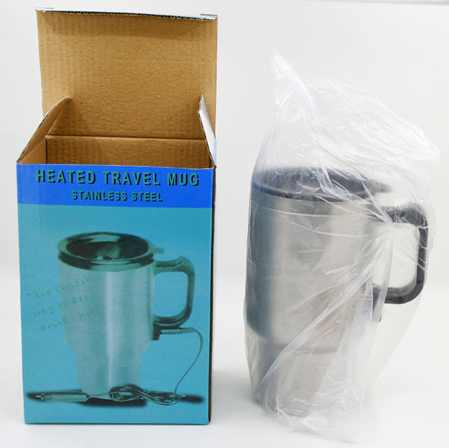 Compact travel stove with 12-volt cable for cars