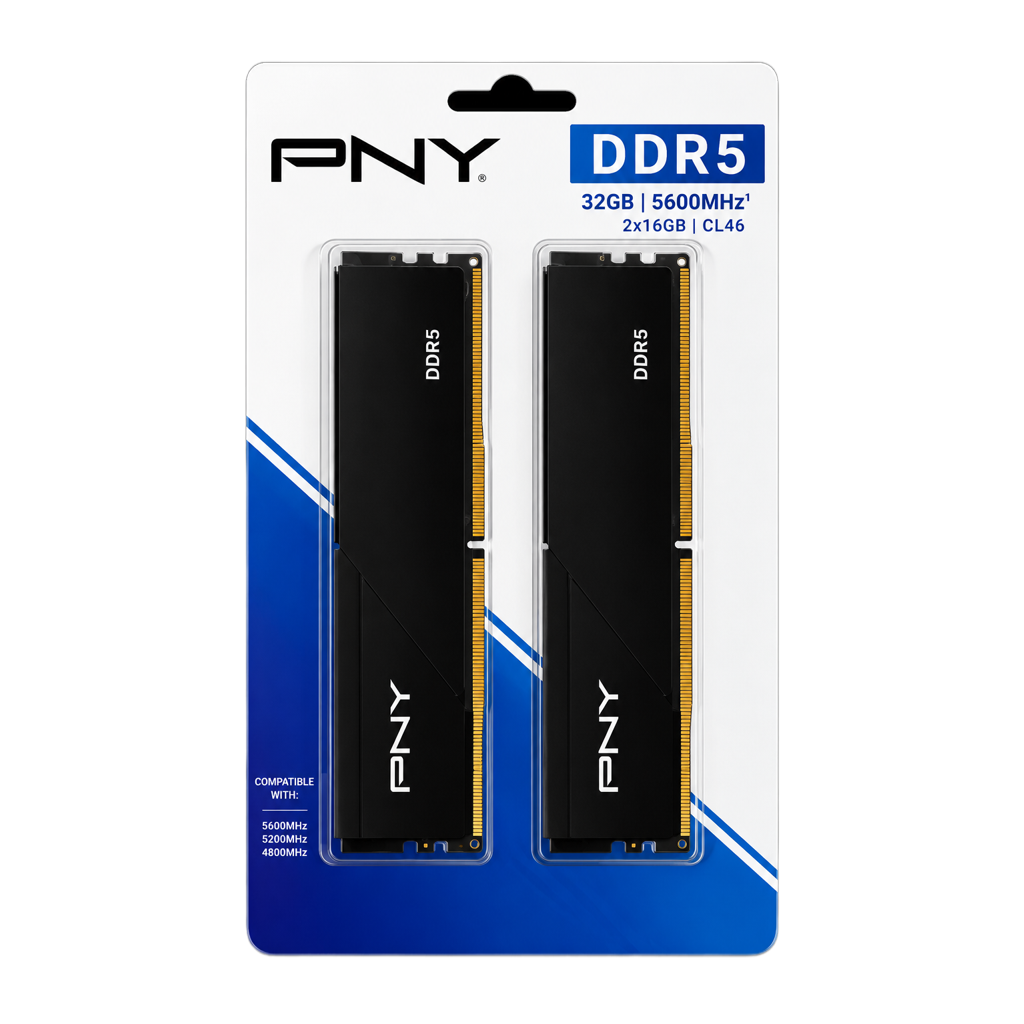 PNY DDR5 / 32GB (2x16GB) / 5600MHz / CL46 RAM PNY