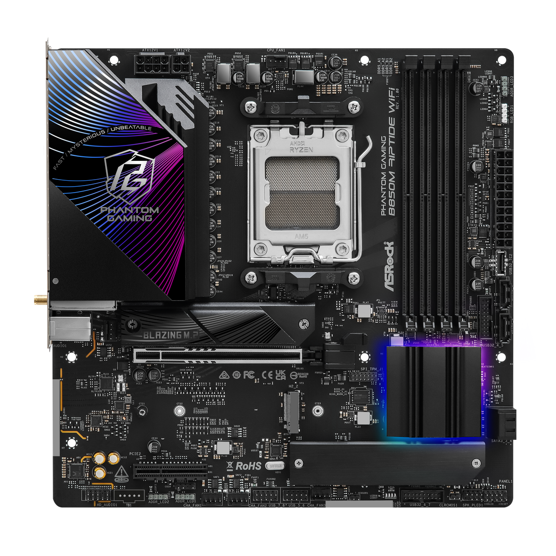 Motherboard ASRock B850M Riptide WiFi AM5 AMD Micro ATX TECHSWAP