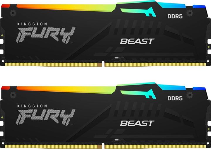 KINGSTON FURY BEAST RGB DDR5 / 64GB (2x32GB) / 5600MHz RAM Kingston