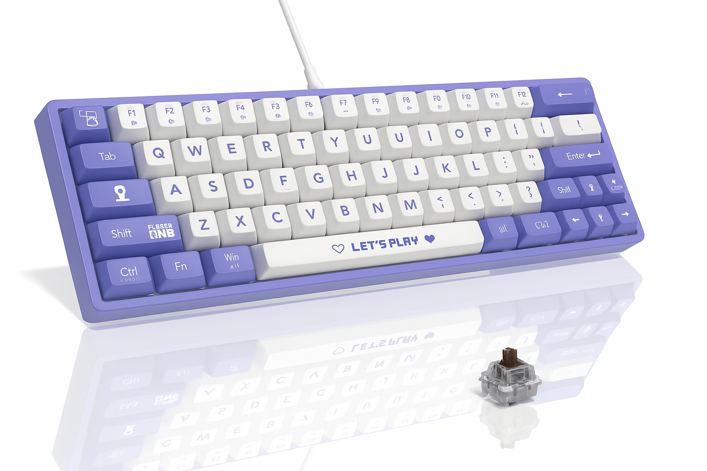 Ajazz AK680 | Mechanical Gaming Keyboard | Brown Switch