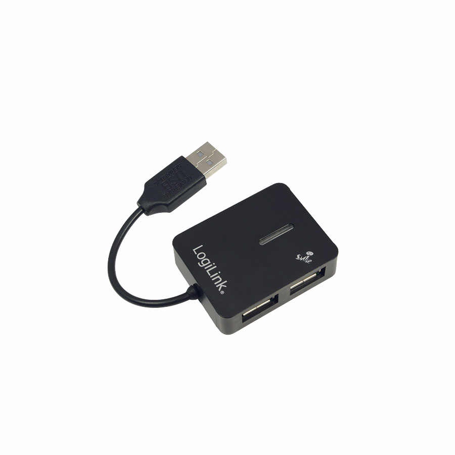 Logilink UA0139 USB 2.0 Hub 4-Port black — Adapter