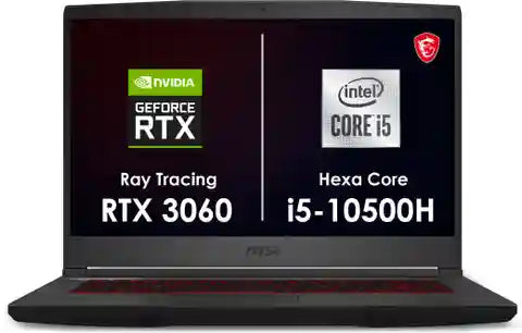 MSI Thin | i5-10500H | RTX 3060 | 16GB RAM | 512GB | Gaming Laptop MSI