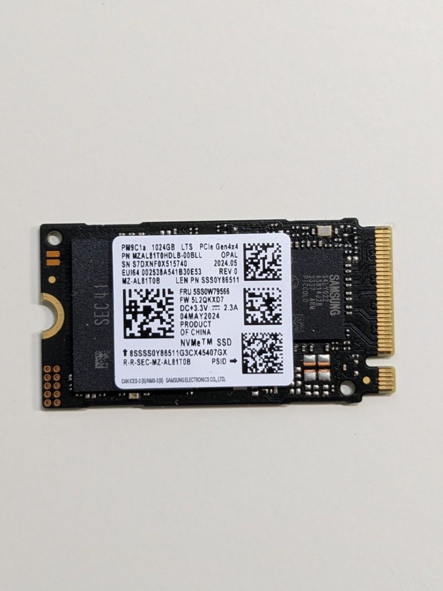 SAMSUNG PM9C1a 1TB NVMe M.2 SSD Samsung