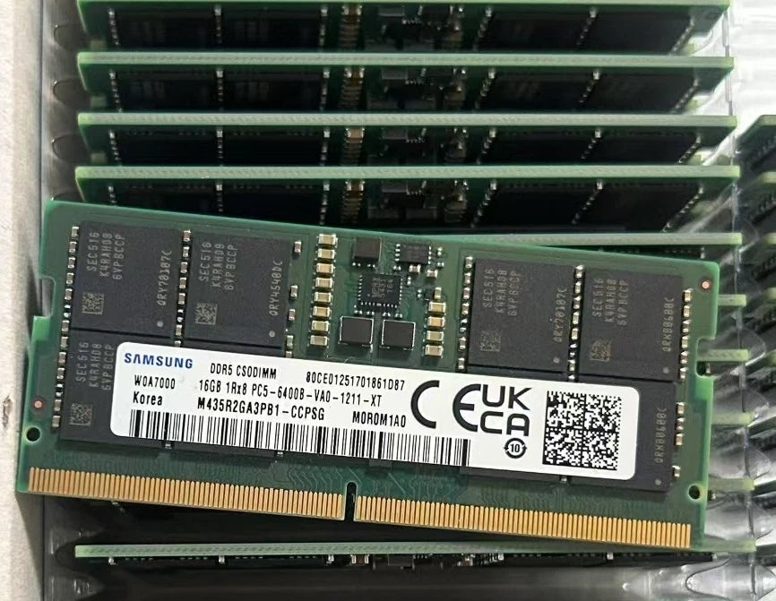 Samsung DDR5 16GB (1×16GB) 6400MHz RAM Laptop Memory Module Samsung
