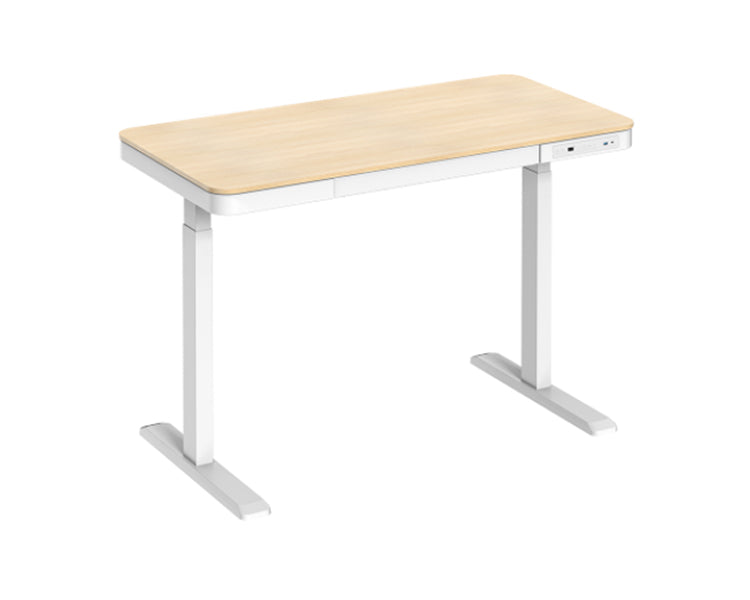 Vertex VX-1SSD-01NW Single Motor Sit-Stand Desk with Drawer &amp; Memory Control