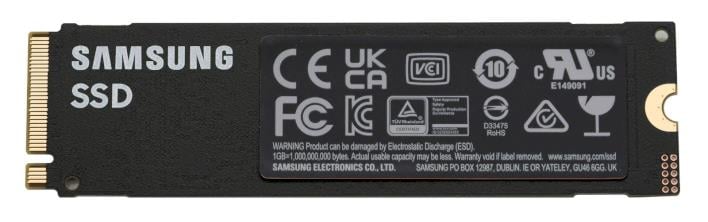 SSD Samsung 990 PRO 4TB M.2 7450 MB/s read and 6900 MB/s write speed Samsung
