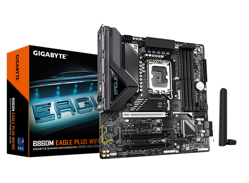 GIGABYTE B860M EAGLE PLUS WIFI DDR5 MotherBoard Gigabyte